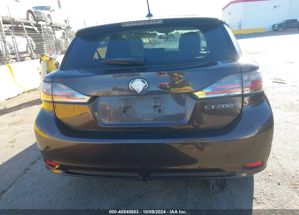2012 LEXUS CT 200H PREMIUM VIN: JTHKD5BH8C2085125