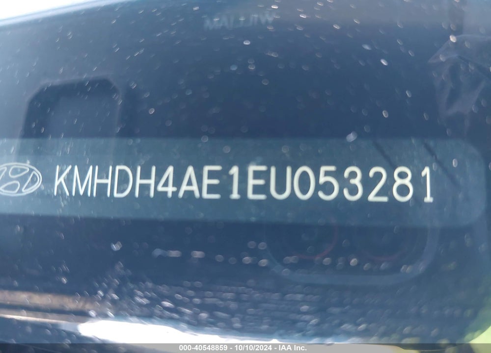 2014 HYUNDAI ELANTRA SE VIN: KMHDH4AE1EU053281