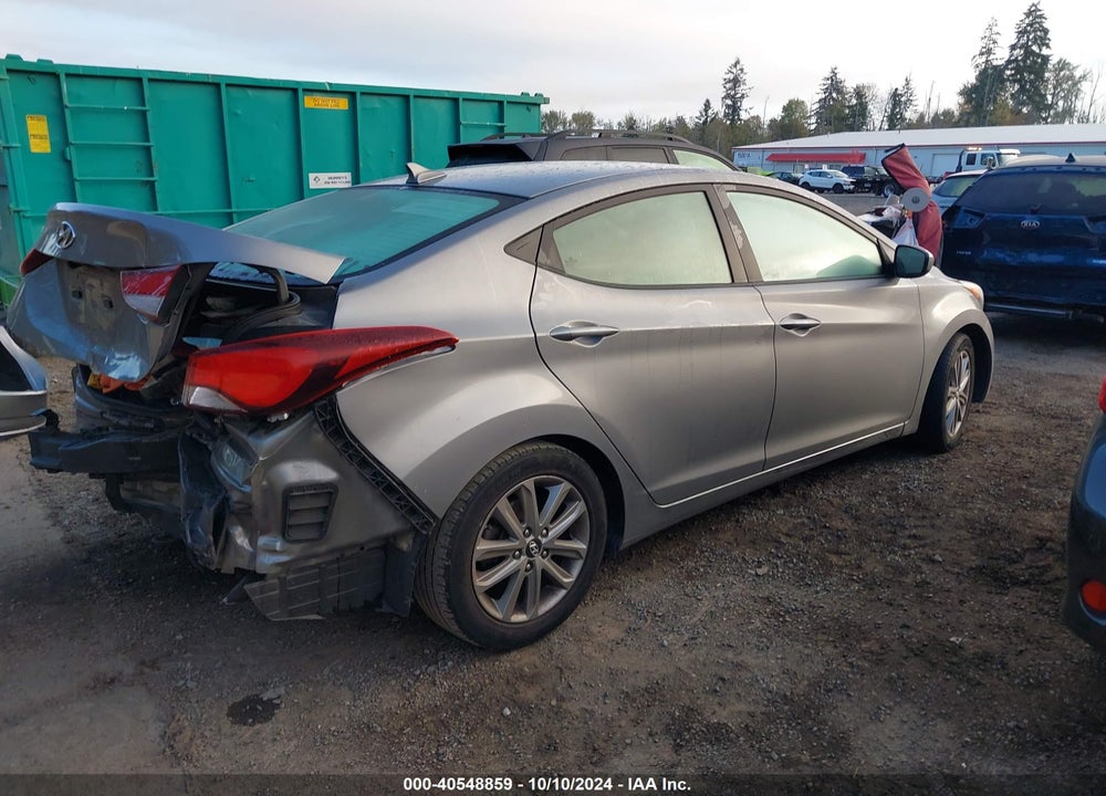 2014 HYUNDAI ELANTRA SE VIN: KMHDH4AE1EU053281