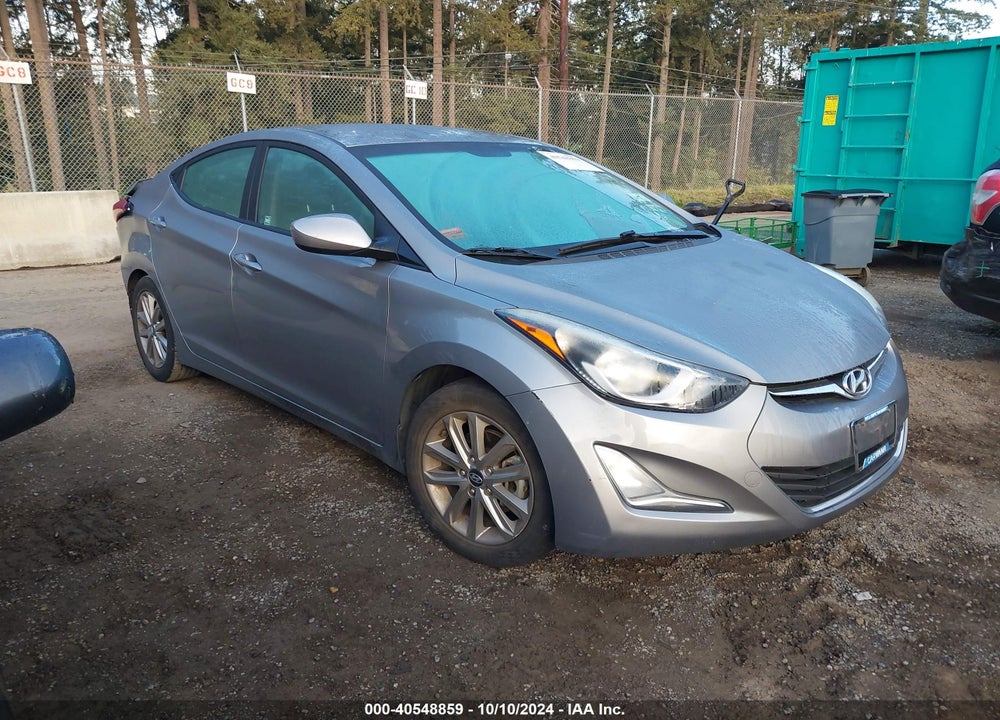 2014 HYUNDAI ELANTRA SE VIN: KMHDH4AE1EU053281