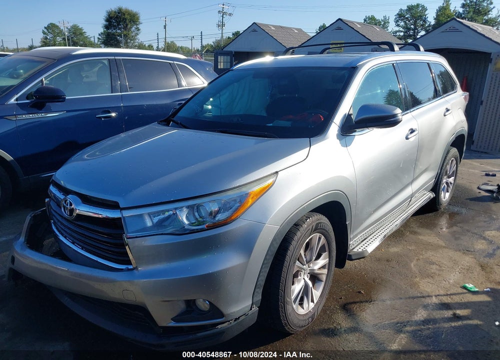 2015 TOYOTA HIGHLANDER XLE V6 VIN: 5TDJKRFH5FS162745
