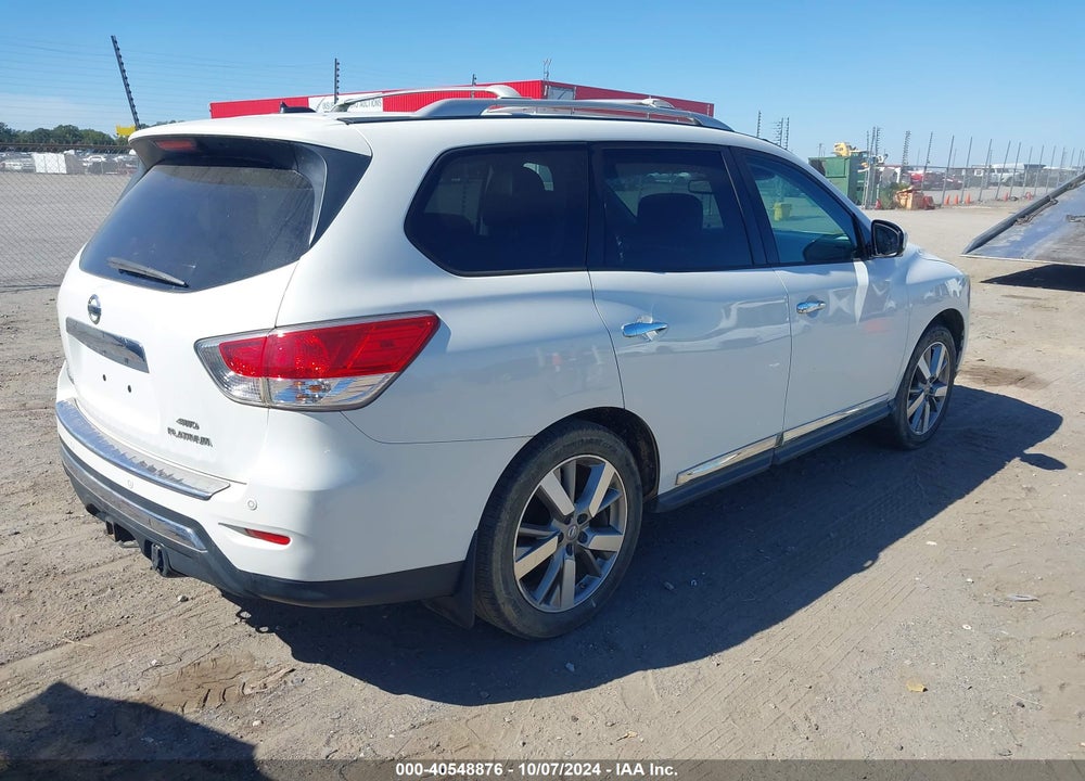 2013 NISSAN PATHFINDER PLATINUM VIN: 5N1AR2MM8DC675811