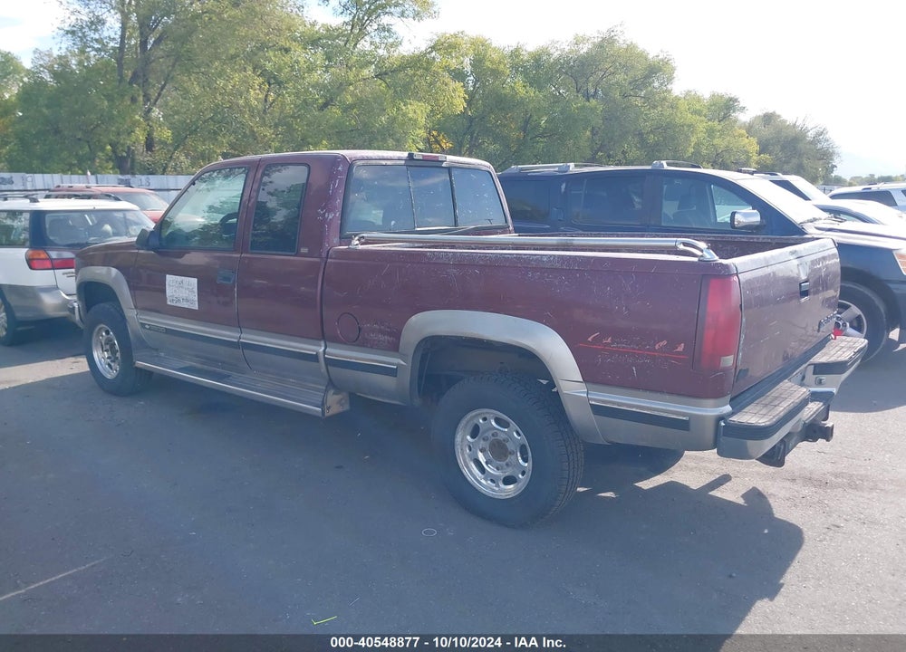 1998 CHEVROLET K2500 FLEETSIDE VIN: 1GCGK29R7WE156537