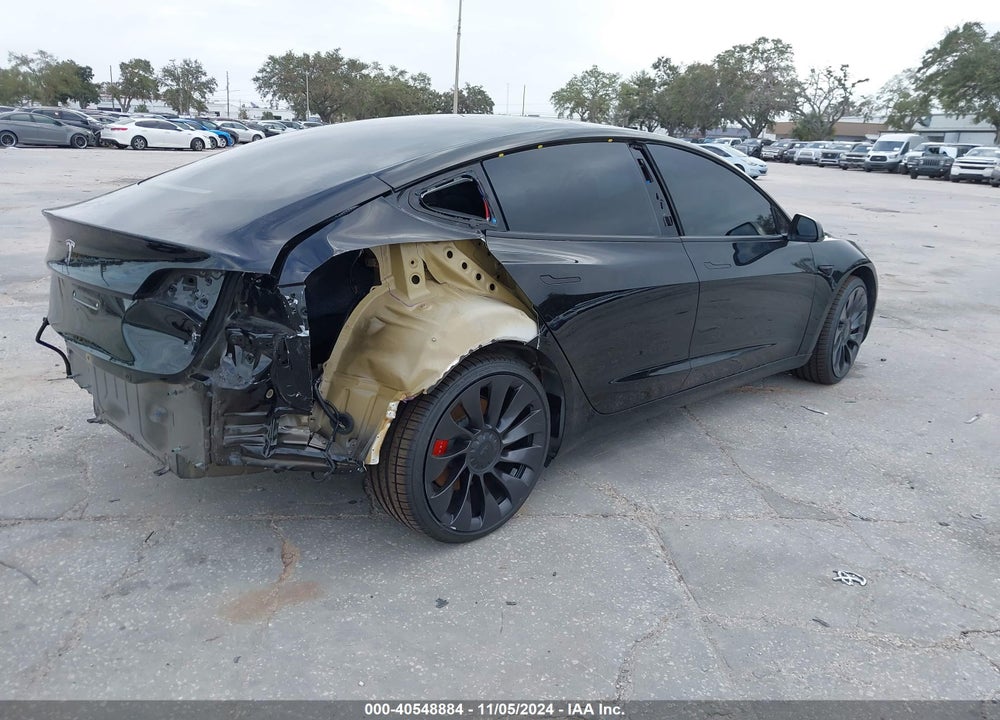 2022 TESLA MODEL 3 PERFORMANCE DUAL MOTOR ALL-WHEEL DRIVE VIN: 5YJ3E1ECXNF168633