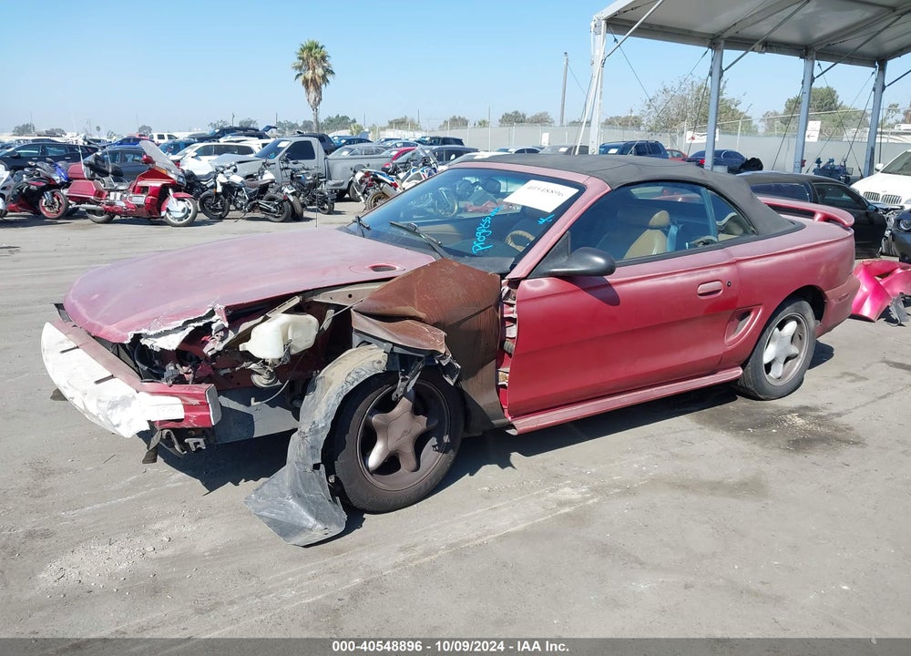 1998 FORD MUSTANG GT VIN: 1FAFP45X3WF116971
