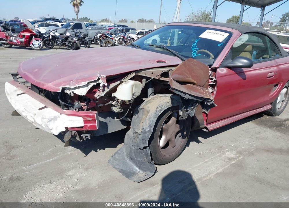1998 FORD MUSTANG GT VIN: 1FAFP45X3WF116971