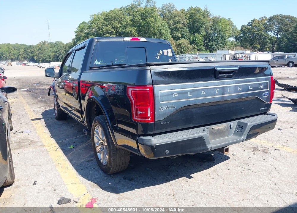 2015 FORD F-150 PLATINUM VIN: 1FTEW1EF0FFB86880