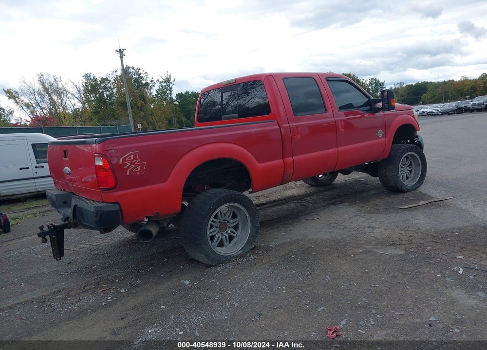 2012 FORD F-350 LARIAT VIN: 1FT8W3BTXCEC84691