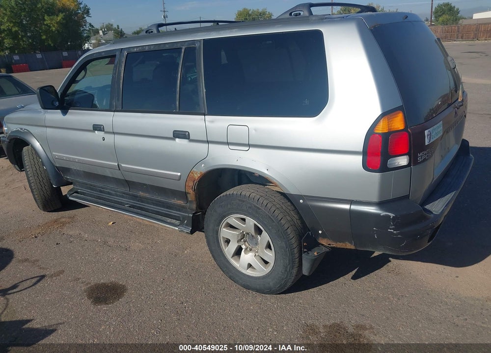 2000 MITSUBISHI MONTERO SPORT LS/XLS VIN: JA4MT31H7YP804680