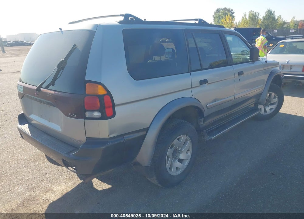 2000 MITSUBISHI MONTERO SPORT LS/XLS VIN: JA4MT31H7YP804680