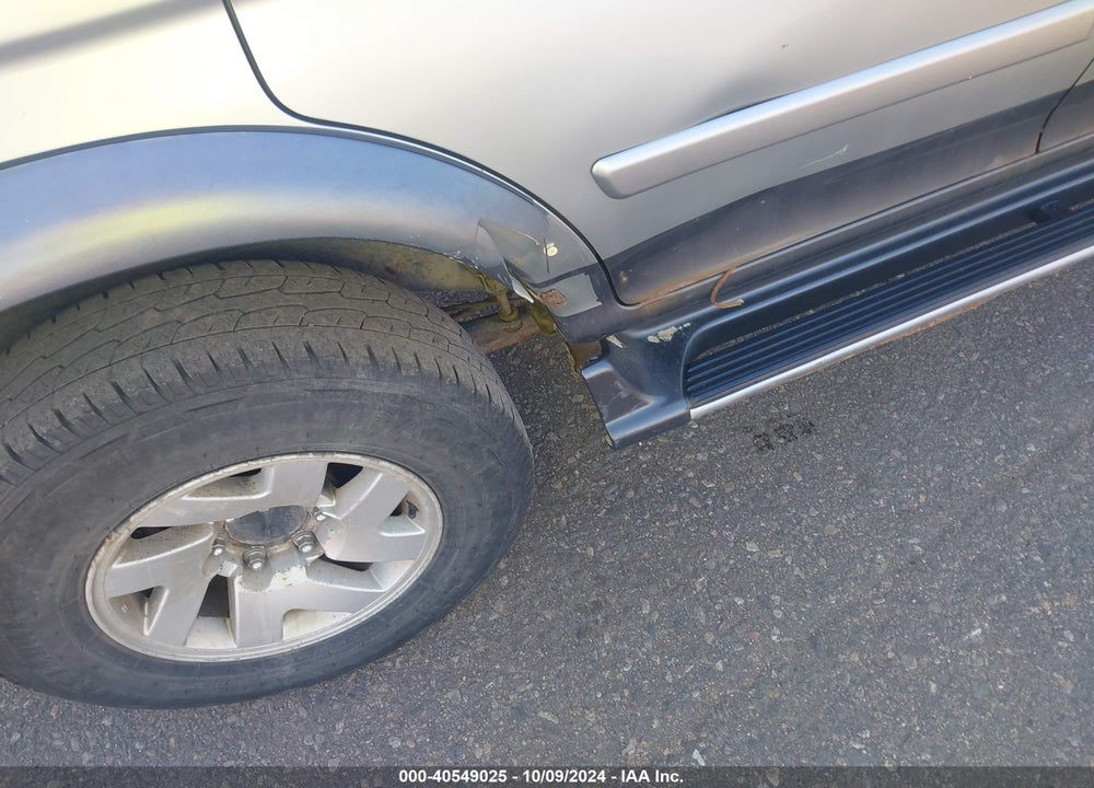 2000 MITSUBISHI MONTERO SPORT LS/XLS VIN: JA4MT31H7YP804680