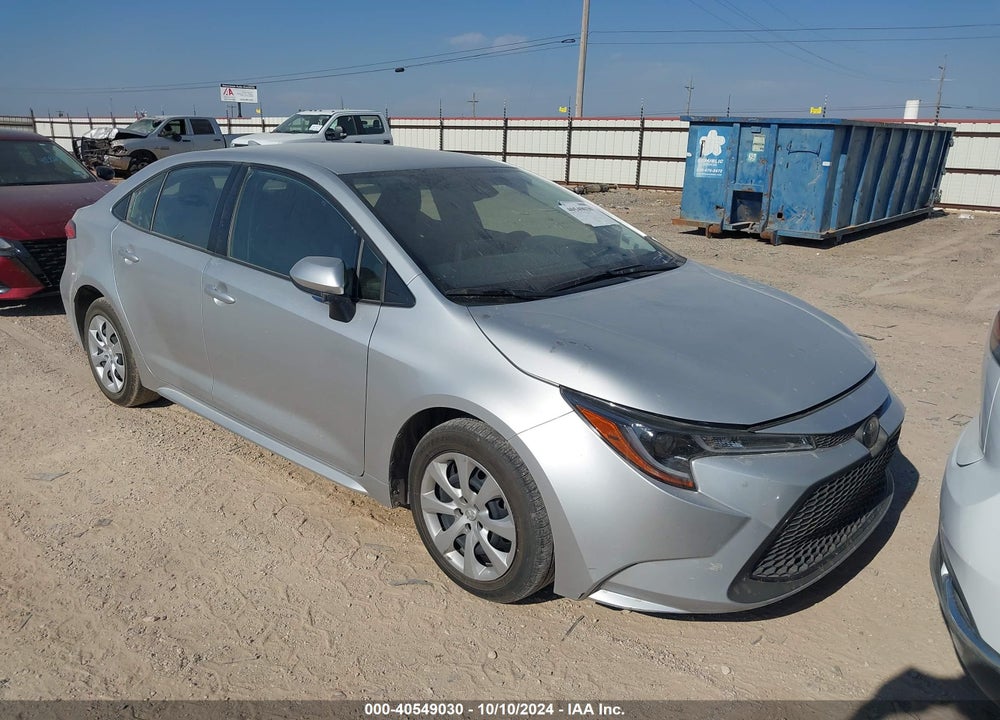 2022 TOYOTA COROLLA LE VIN: JTDEPMAE4N3020647