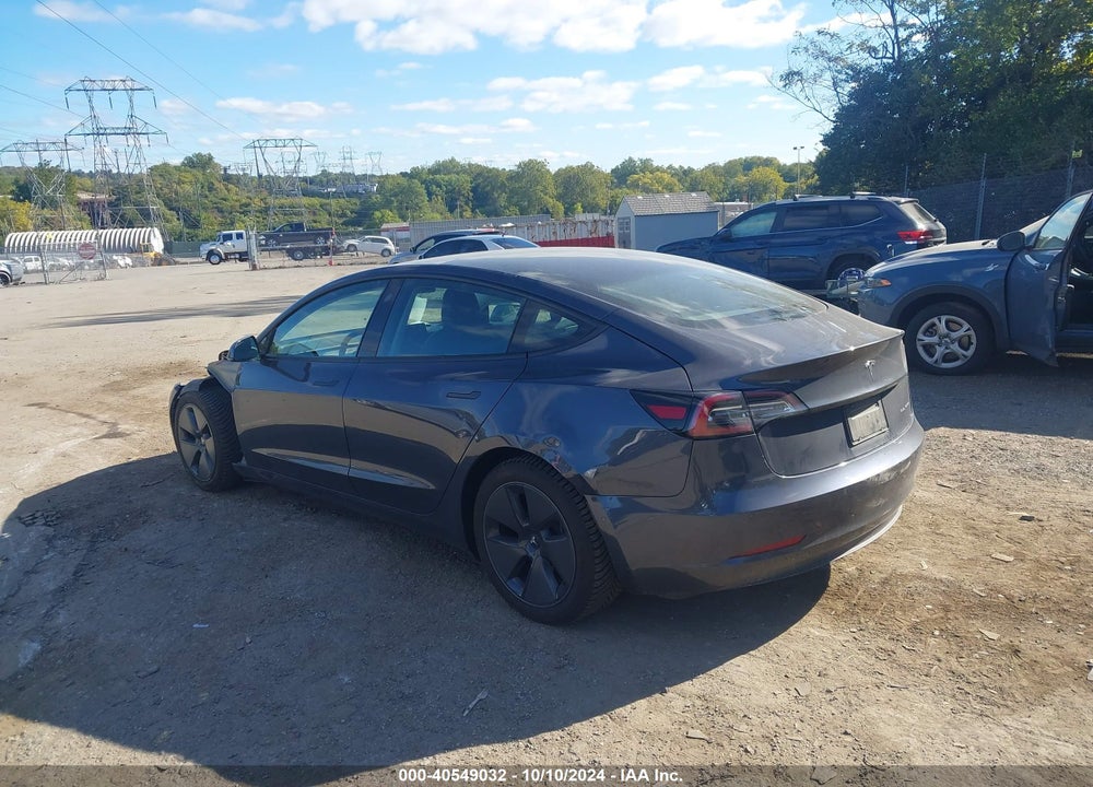 2021 TESLA MODEL 3 LONG RANGE DUAL MOTOR ALL-WHEEL DRIVE VIN: 5YJ3E1EB8MF847886