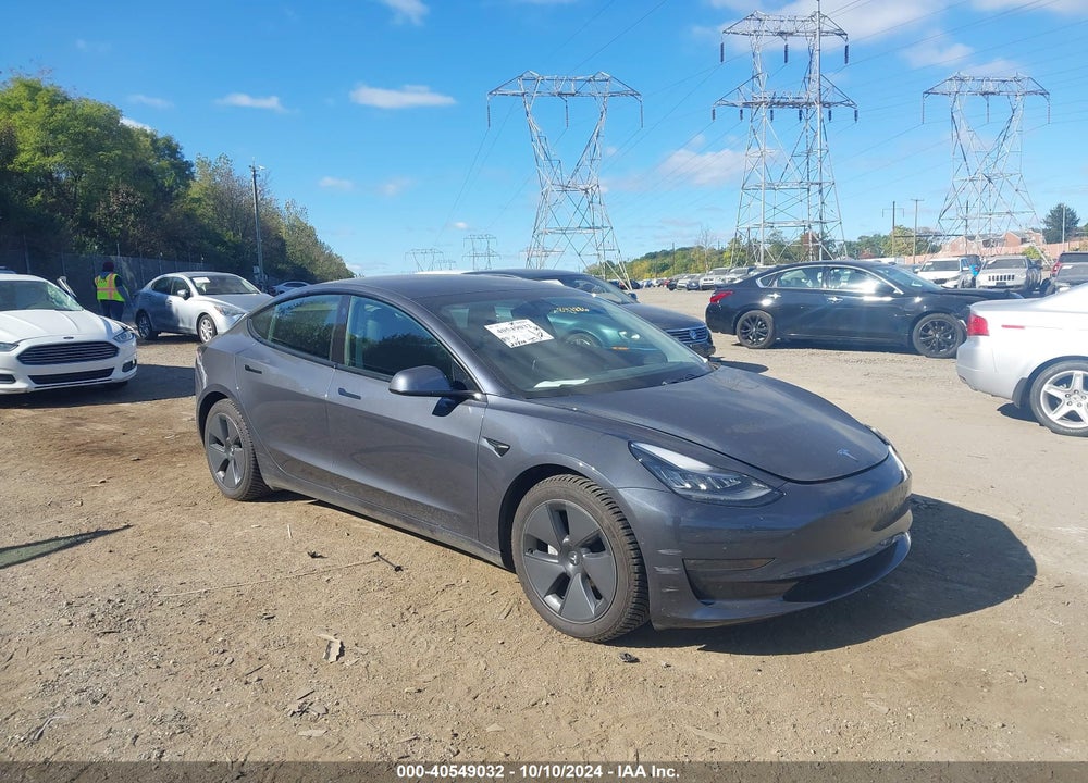 2021 TESLA MODEL 3 LONG RANGE DUAL MOTOR ALL-WHEEL DRIVE VIN: 5YJ3E1EB8MF847886