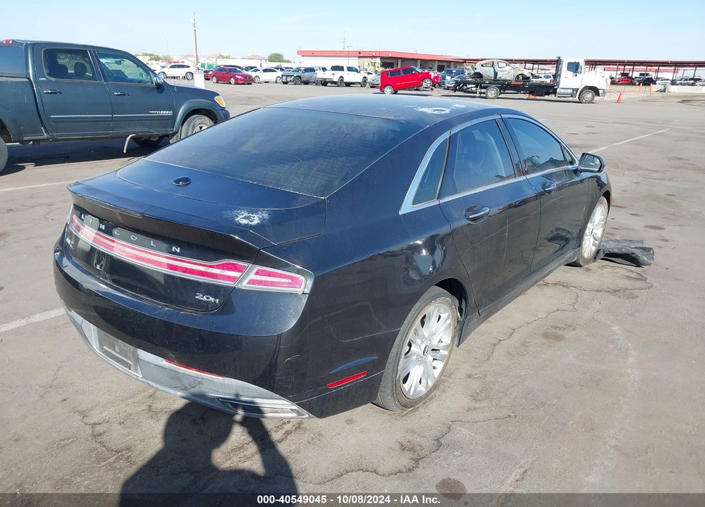 2014 LINCOLN MKZ HYBRID VIN: 3LN6L2LUXER801856