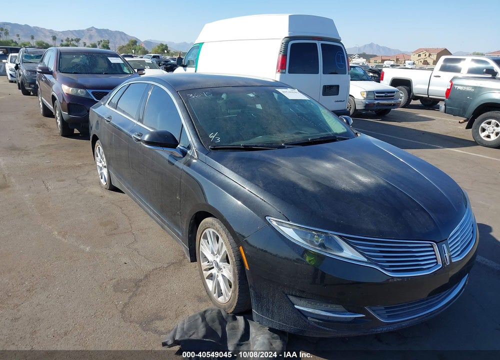 2014 LINCOLN MKZ HYBRID VIN: 3LN6L2LUXER801856