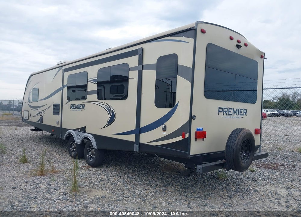 2019 KEYSTONE RV PREMIER VIN: 4YDT30R25KD432262