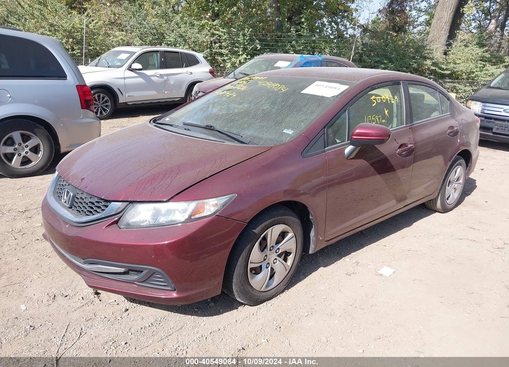 2015 HONDA CIVIC LX VIN: 2HGFB2F54FH500929