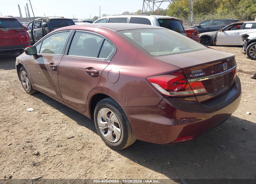 2015 HONDA CIVIC LX VIN: 2HGFB2F54FH500929
