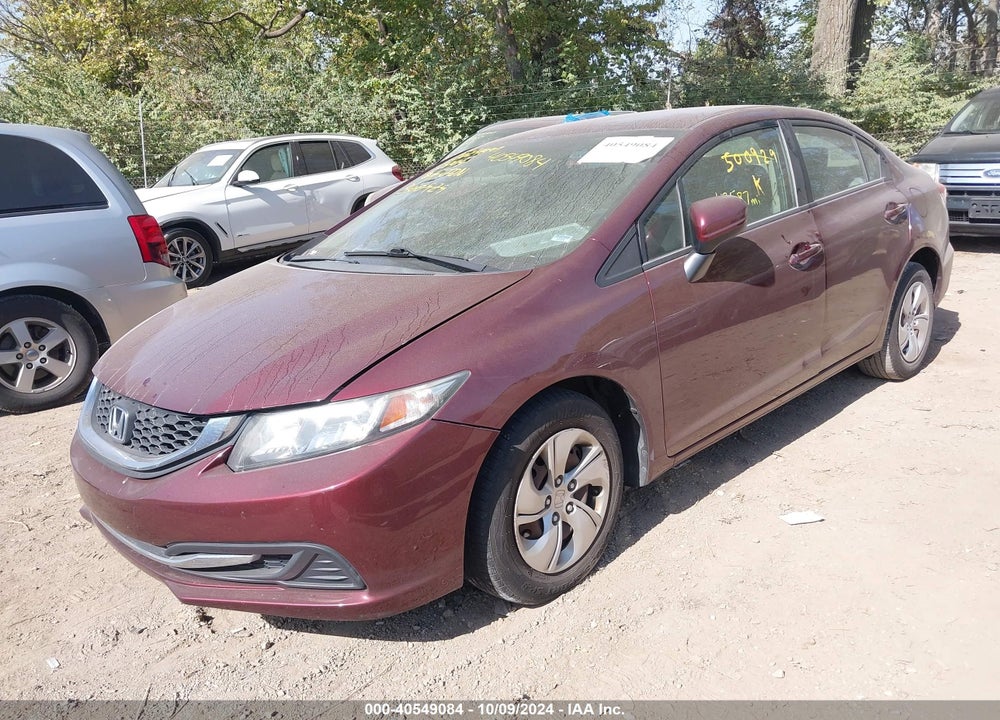 2015 HONDA CIVIC LX VIN: 2HGFB2F54FH500929