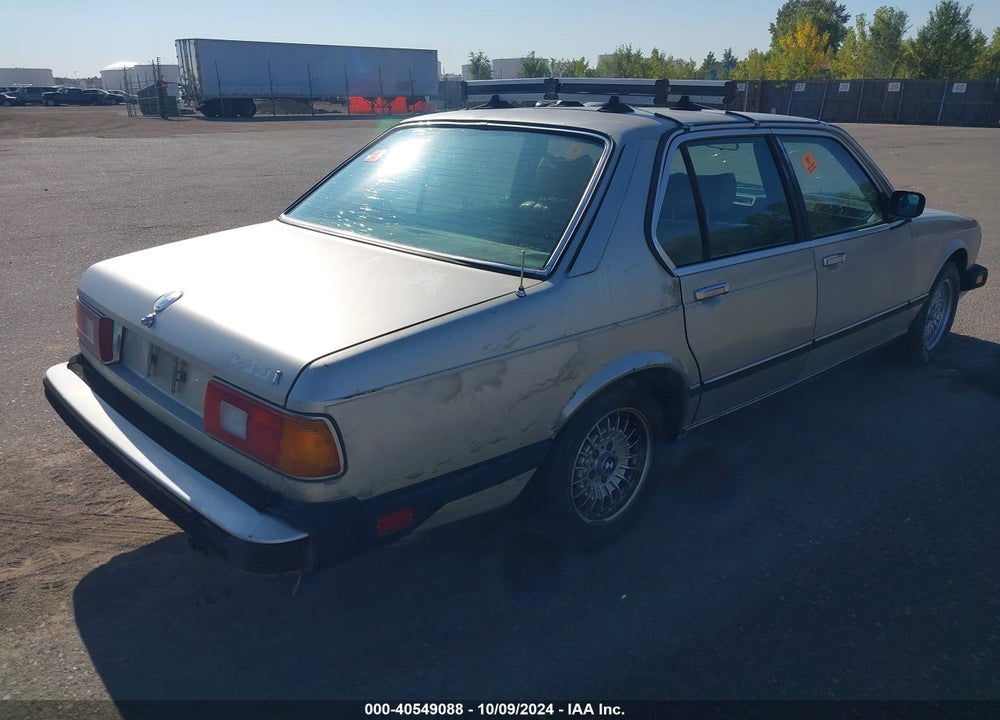 1984 BMW 733 I VIN: WBAFF7409E7397988
