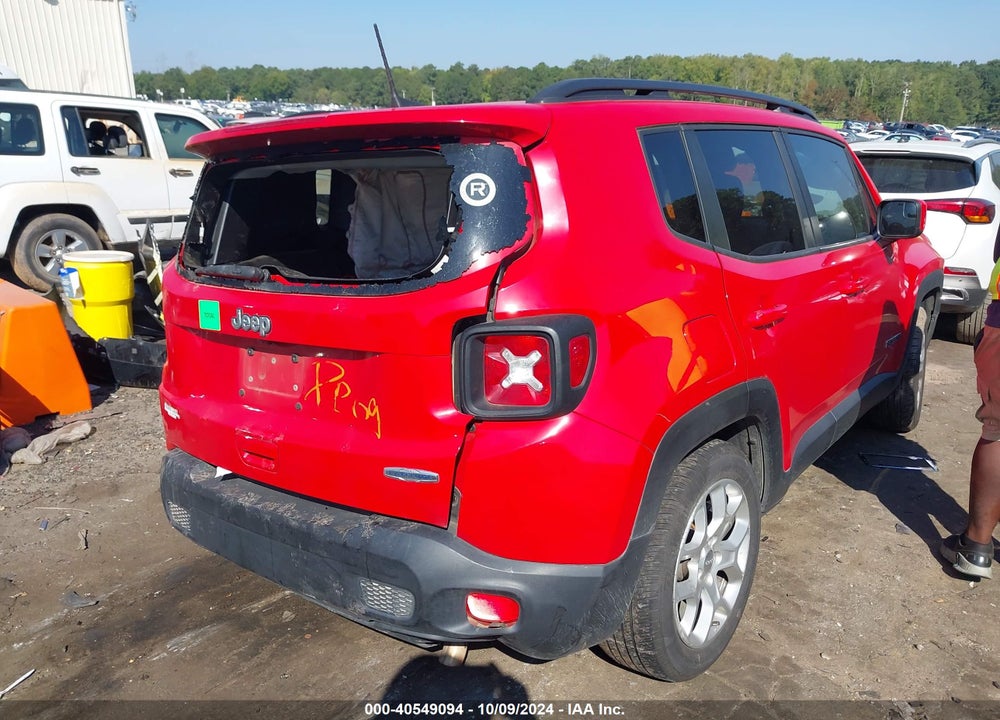 2018 JEEP RENEGADE LATITUDE FWD VIN: ZACCJABBXJPJ38510