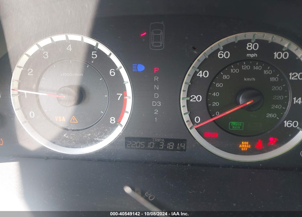 2008 HONDA ACCORD 2.4 LX VIN: 1HGCP26368A141278