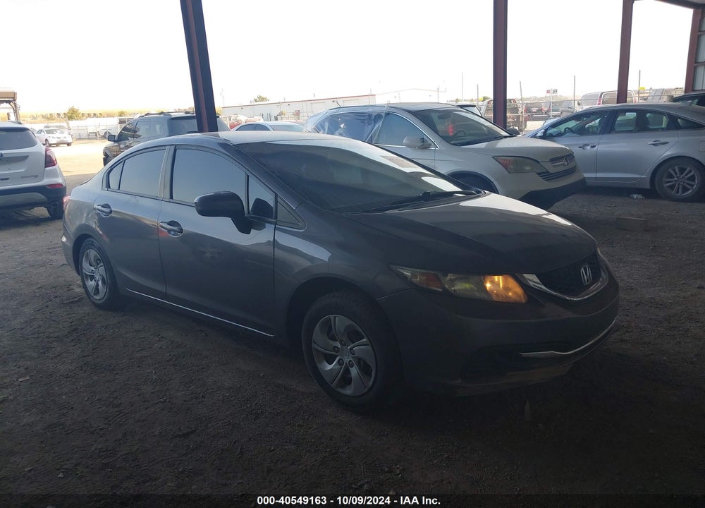 2014 HONDA CIVIC LX VIN: 19XFB2F53EE236742