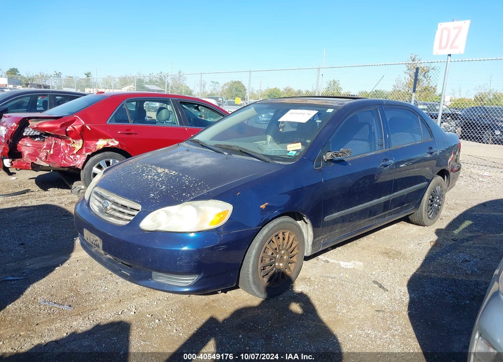 2003 TOYOTA COROLLA CE VIN: 2T1BR32E23C099262