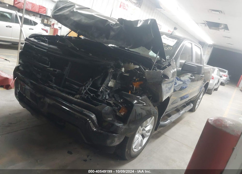 2024 CHEVROLET SILVERADO 1500 4WD SHORT BED CUSTOM VIN: 3GCPDBEK5RG165060