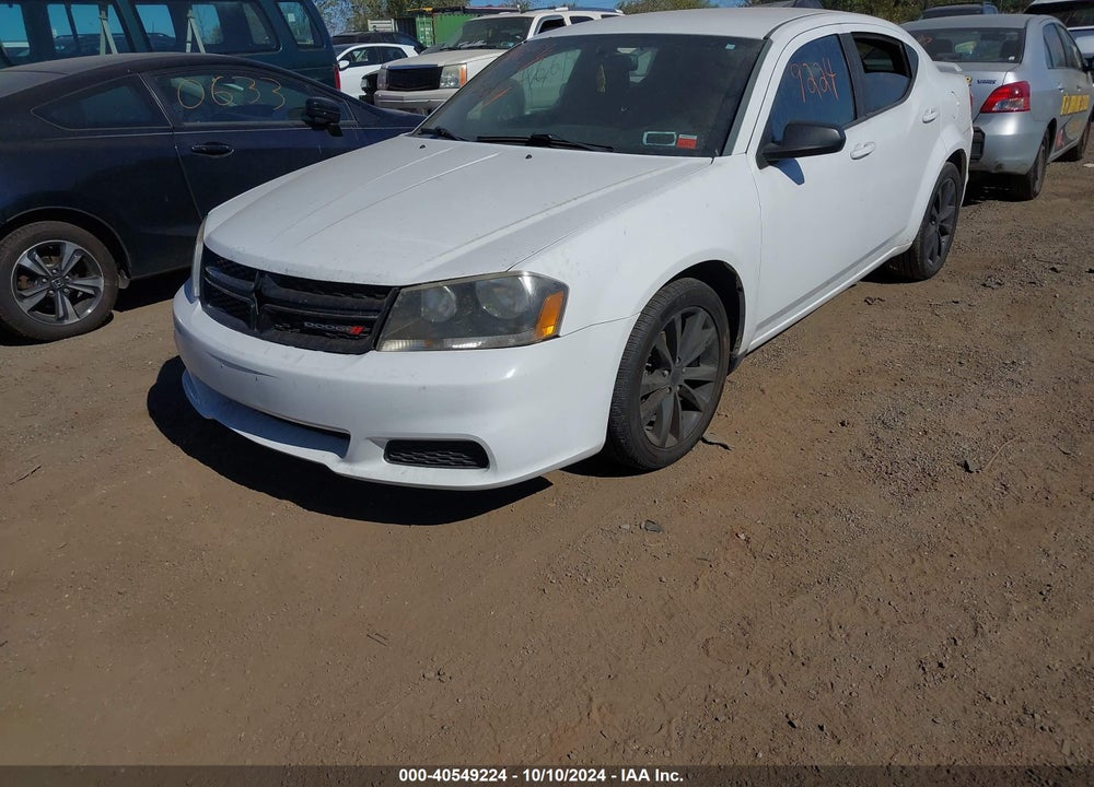 2014 DODGE AVENGER SE VIN: 1C3CDZAB3EN129323