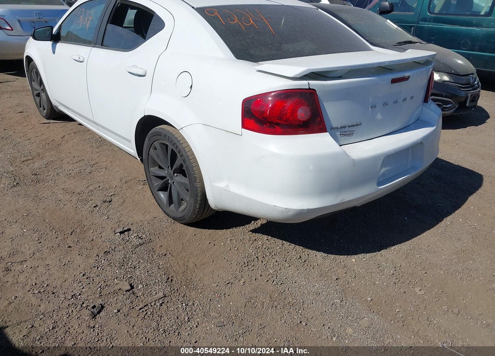 2014 DODGE AVENGER SE VIN: 1C3CDZAB3EN129323