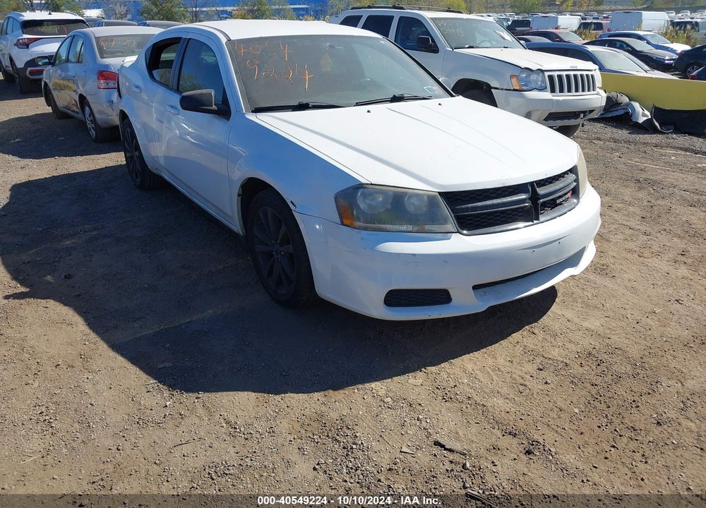 2014 DODGE AVENGER SE VIN: 1C3CDZAB3EN129323