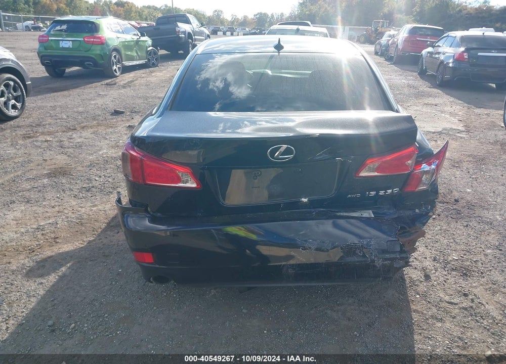 2013 LEXUS IS 250 VIN: JTHCF5C26D5062922