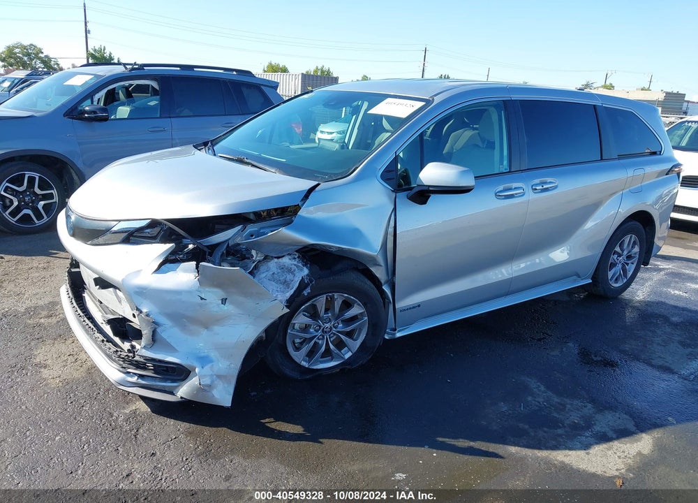2021 TOYOTA SIENNA LE VIN: 5TDKRKEC4MS074294