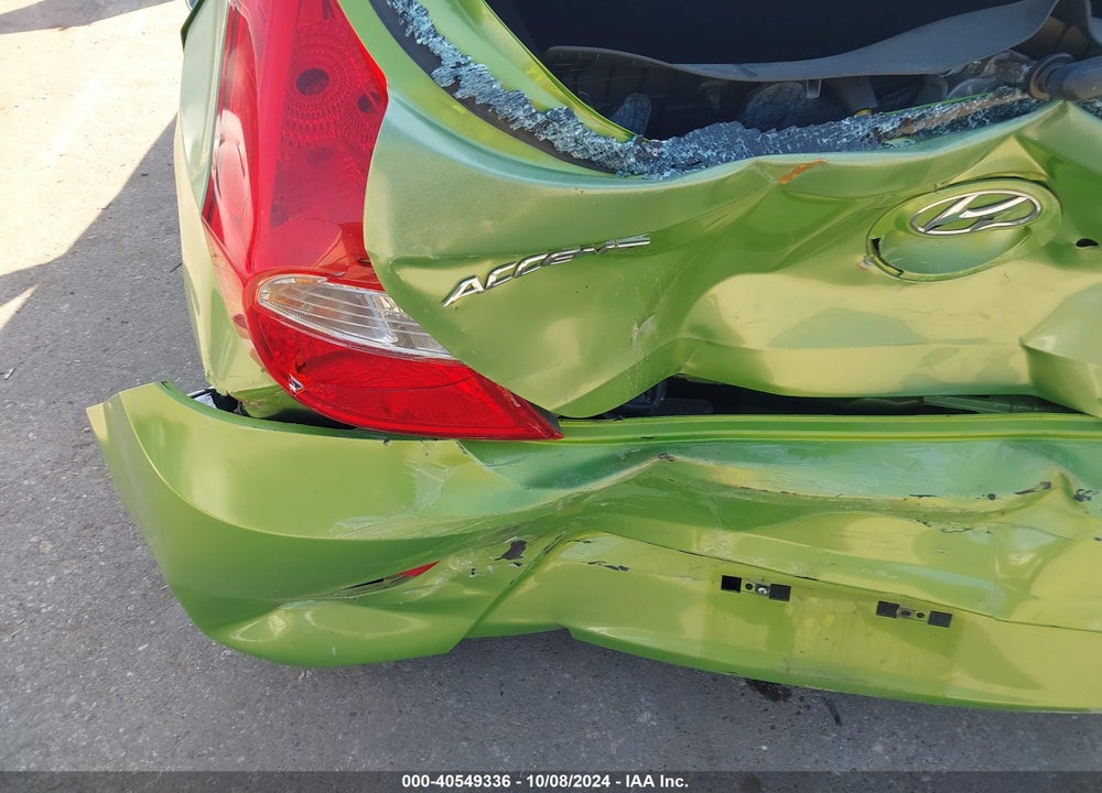2013 HYUNDAI ACCENT GS VIN: KMHCT5AE7DU125311
