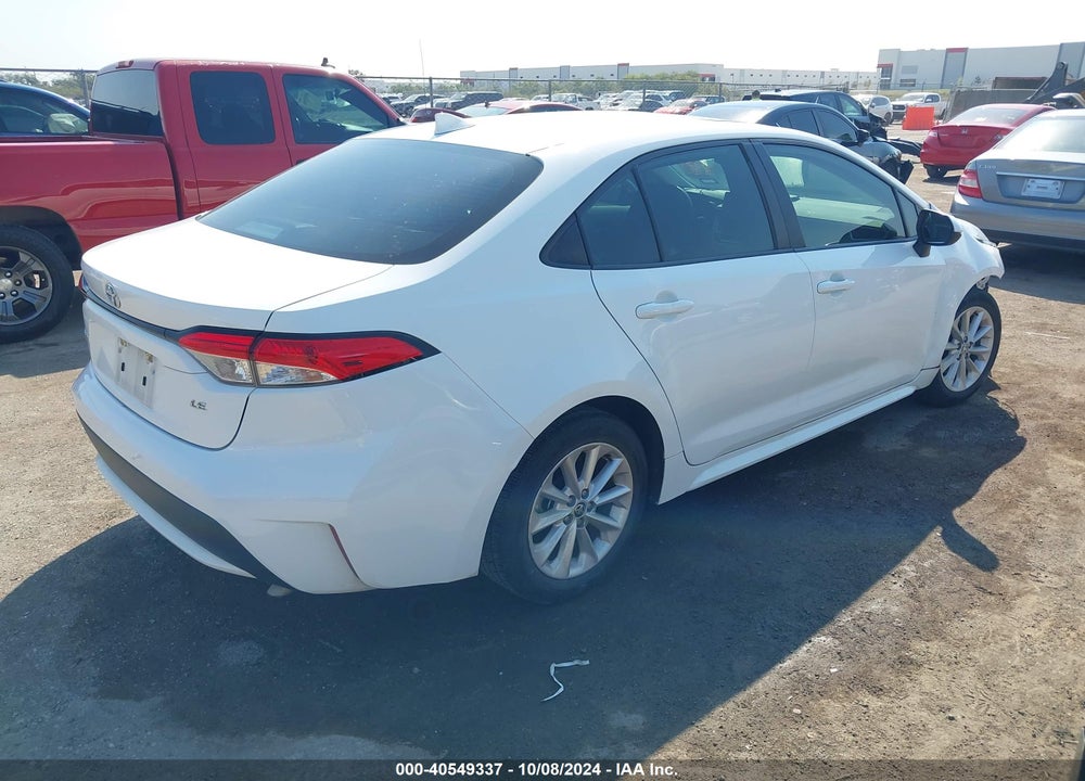 2020 TOYOTA COROLLA LE VIN: 5YFHPRAE7LP015912