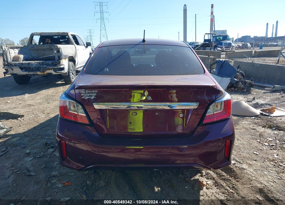 2022 MITSUBISHI MIRAGE G4 ES VIN: ML32FUFJ4NHF05536