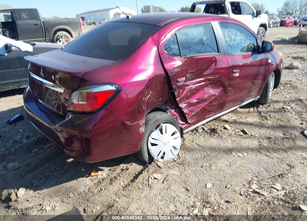 2022 MITSUBISHI MIRAGE G4 ES VIN: ML32FUFJ4NHF05536