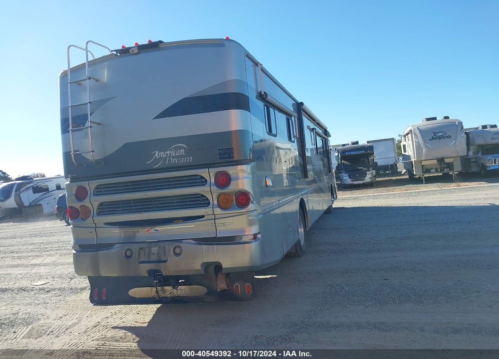 2002 AMERICAN DREAM MOTORHOME VIN: 4VZBR49982C041323