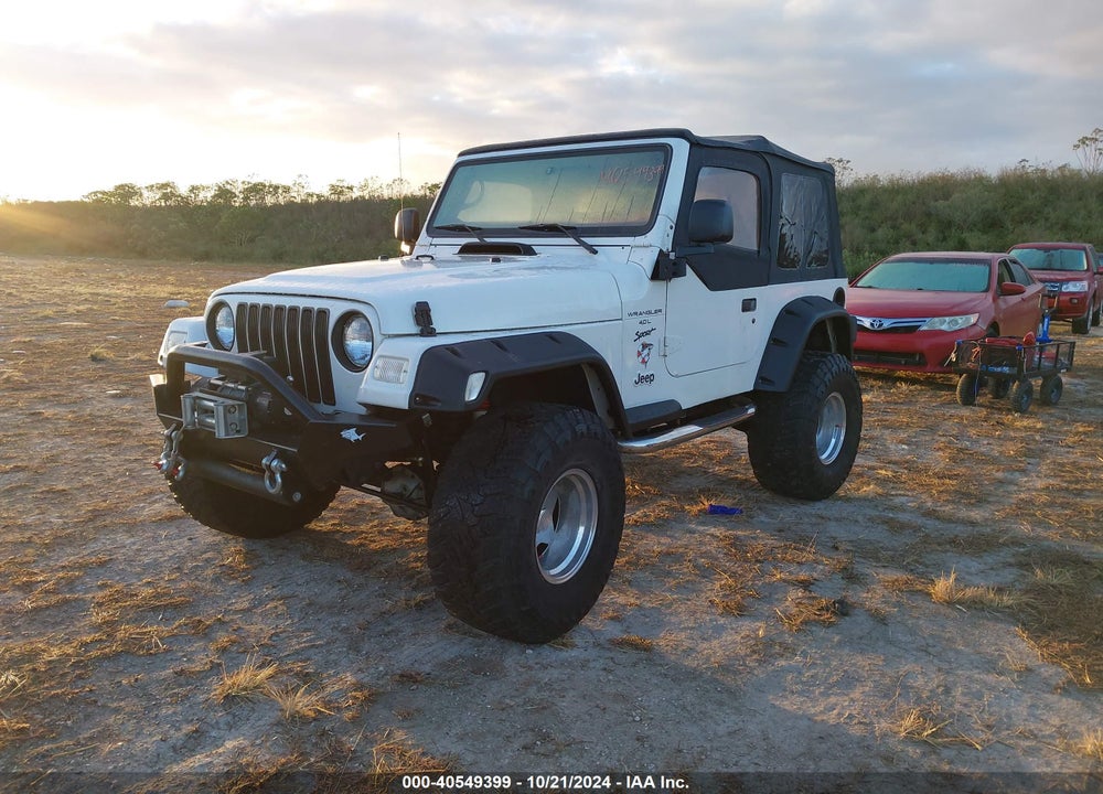 1999 JEEP WRANGLER SPORT VIN: 1J4FY19S8XP446227
