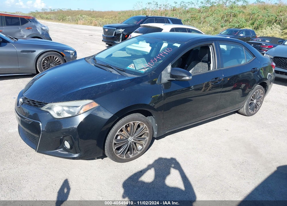 2014 TOYOTA COROLLA S PLUS VIN: 2T1BURHE8EC222199
