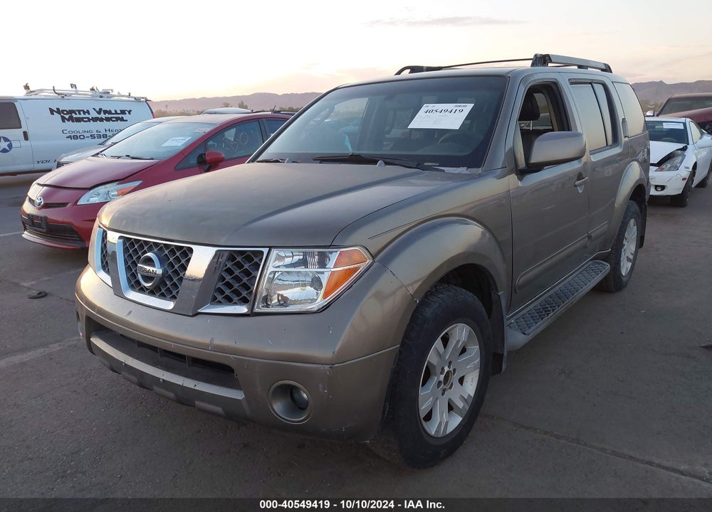 2005 NISSAN PATHFINDER LE VIN: 5N1AR18U65C786069