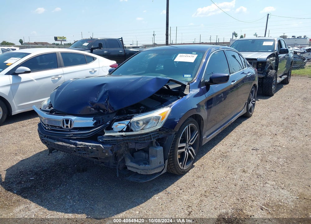 2017 HONDA ACCORD SPORT VIN: 1HGCR2F51HA088890