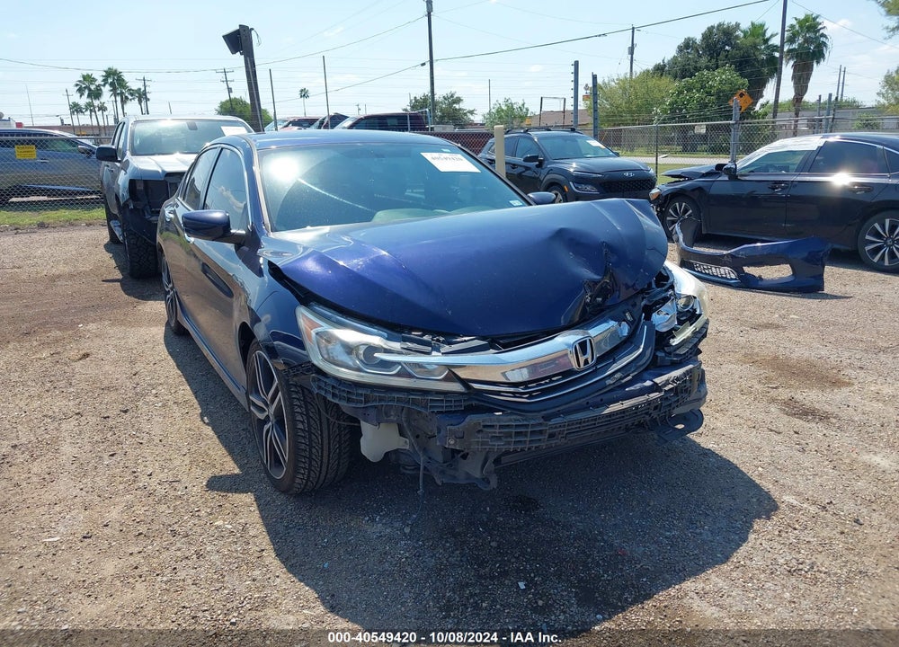 2017 HONDA ACCORD SPORT VIN: 1HGCR2F51HA088890