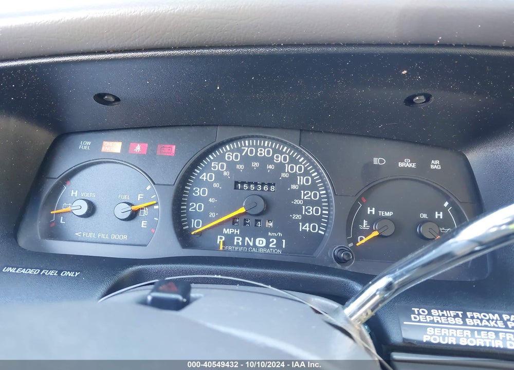 1996 FORD CROWN VICTORIA POLICE INTERCEPTOR VIN: 2FALP71W5TX123440