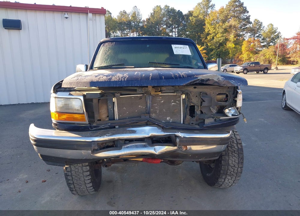 1995 FORD BRONCO U100 VIN: 1FMEU15N6SLA72385