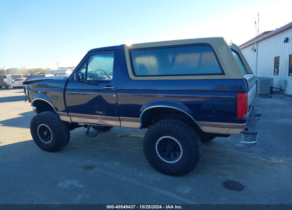 1995 FORD BRONCO U100 VIN: 1FMEU15N6SLA72385