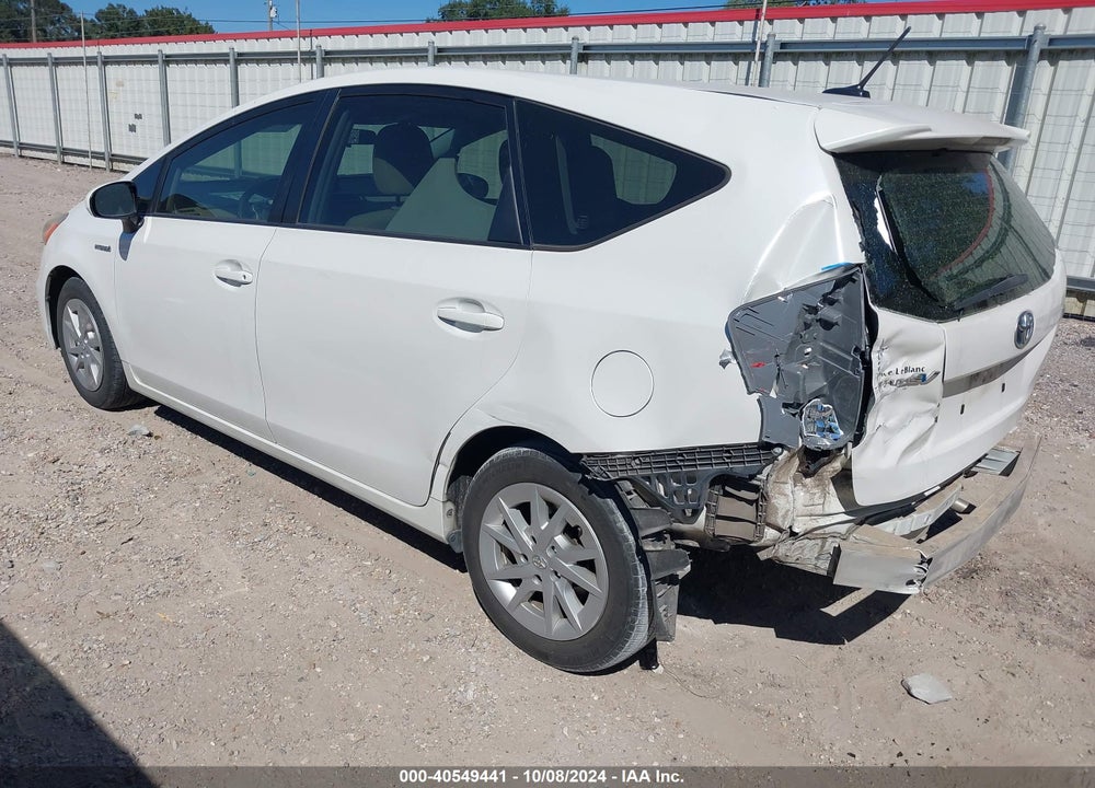 2012 TOYOTA PRIUS V THREE VIN: JTDZN3EU6C3124234