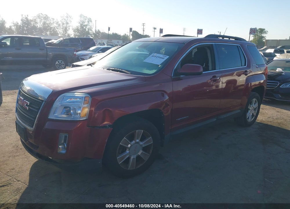2012 GMC TERRAIN SLE-2 VIN: 2GKALSEK7C6216462